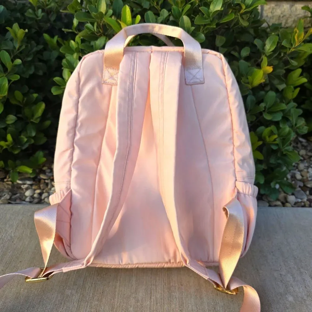 Chloe Light Pink Diaper Bag Backpack Baby Girl Shower Newborn Designer